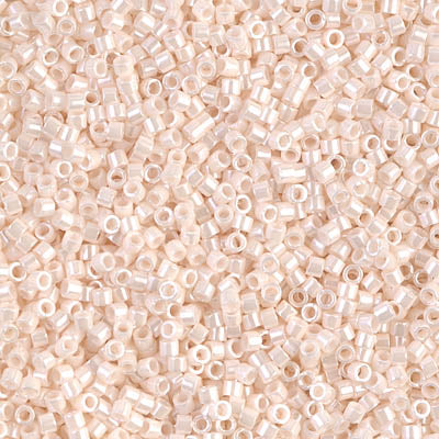 11/0 Delica Bead #1530 White Bisque Ceylon 50g Bag