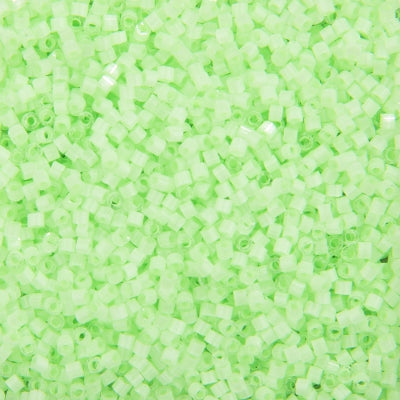 11/0 Delica Bead #1858 Silk Mint Green Inside Dyed 5.2g