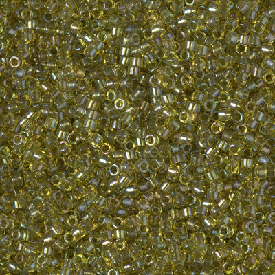 11/0 Delica Bead #2377 Fancy Lined Olivine 5.2g