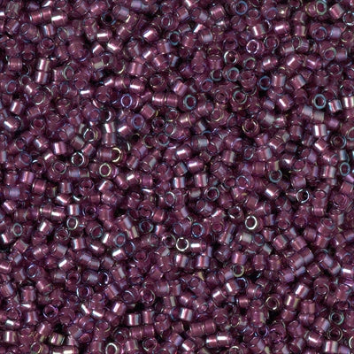 11/0 Delica Bead #2390 Fancy Lined Eggplant 5.2g