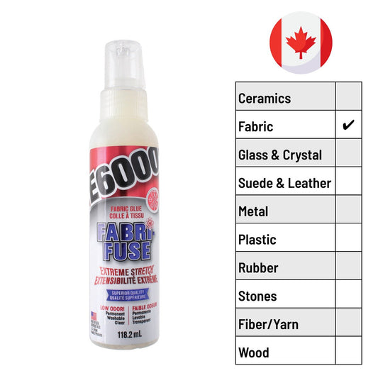 E6000 Fabri-Fuse Fabric Glue 118.2ml (4oz)