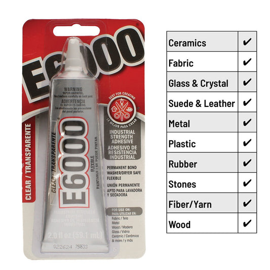E6000 Industrial Strength Adhesive 59.1ml (2oz)