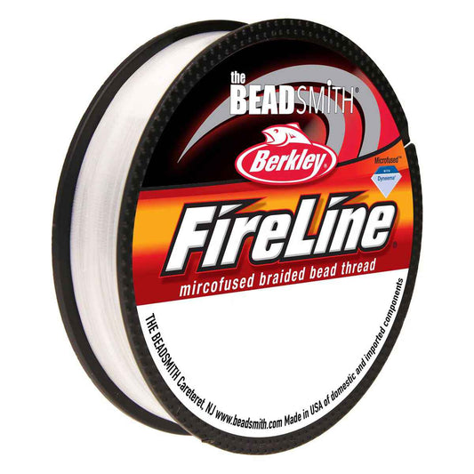 Fireline Beading Thread 8lb Crystal 50yd