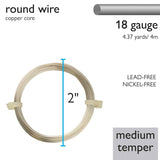 German Style Wire 18g Silver 4m