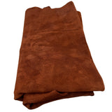 Cowhide Suede Rust Brown #2