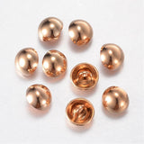 Shank Button 12mm Dome Light Gold 20/pk