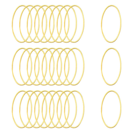 Link Oval Ring 30x16mm Gold 20/pk