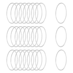 Links Oval Ring 30x16mm Silver 20/pk