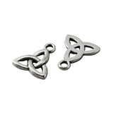 Celtic Trinity Knot Metal Charm 14x12mm 5/pk