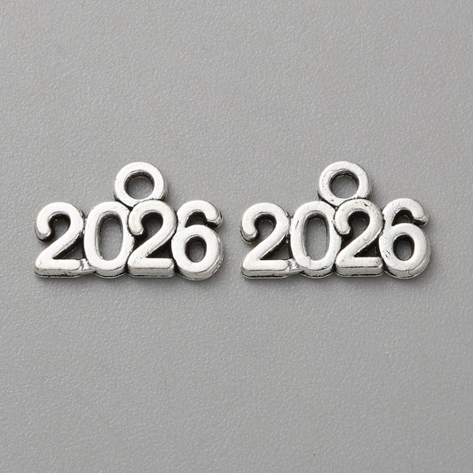 2026 Metal Charm 9x14mm 5/pk