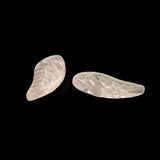 Glass Leaf Beads 18x8mm Spray Painted Mix 50/pk