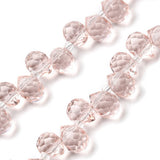 Glass Teardrop Top-Drilled Beads 10x8mm Blush 25/pk