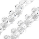 Glass Teardrop Top-Drilled Beads 10x8mm Crystal 25/pk
