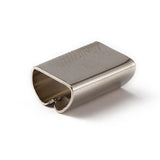 Crimp Cord Ends 12x9x5mm Nickel 10/pk