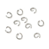Jump Rings 4mm Round 21g Stainless Steel 100/pk