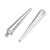 Spike Metal Pendant 34x5mm Silver 10/pk