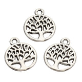 Tree of Life Metal Charm 13x10mm Antique Silver 5/pk