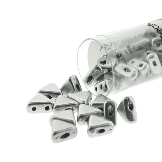 Perles Kheops par Puca 6mm 9g - Aluminium Argent Mat