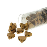 Perles Kheops par Puca 6mm 9g - Bronze Doré Mat