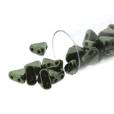 *6mm Kheops par Puca Beads 9g - Metallic Green