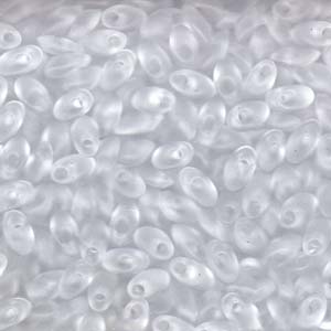 4x7mm Long Magatama Perles Cristal Mat 8.5g