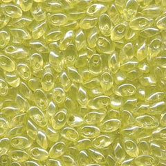 Long Magatama Beads #3501 Transparent Lemon 6g