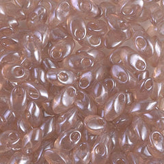 Long Magatama Beads #3512 Transparent Tan 8.5g