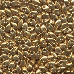 Long Magatama Beads #4202 Duracoat Gold 8.5g