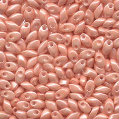 Long Magatama Beads #429 Opaque Salmon 8.5g