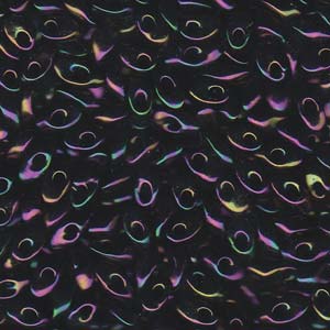 Long Magatama Beads #454 Metallic Dark Plum Iris 8.5g