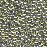 Magatama Beads #1051 Metallic Silver 23g