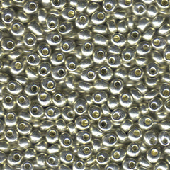 Magatama Beads #1051 Metallic Silver 23g