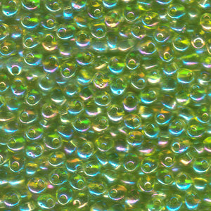 Magatama Beads #143R Tr Chartreuse AB 23g