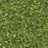 Magatama Beads #14 Silver Lined Chartreuse 23g
