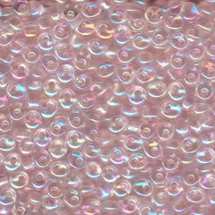 Magatama Beads #2144 Tr Baby Pink AB 23g