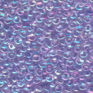 Magatama Beads #2145 Lilac Lined Crystal AB 23g