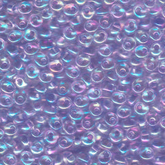 Magatama Beads #2145 Lilac Lined Crystal AB 23g
