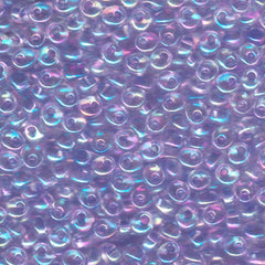 Magatama Beads #2145 Lilac Lined Crystal AB 23g