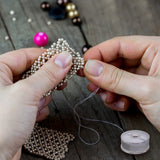 Nyline Beading Thread D White 64yd Spool