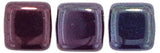 *6mm Czech Tile Beads Ruby Vega 25/Strand