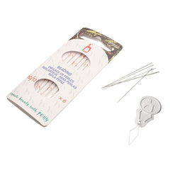 Pony Beading Needles #10/12 Assorted 6/pk with Threader