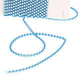 Plastic Rhinestone Banding 2mm Blue/Crystal AB 10yd/pk