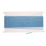 Plastic Rhinestone Banding 2mm Blue/Crystal AB 10yd/pk