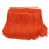 Chainette Fringe 12" Red - By the yard