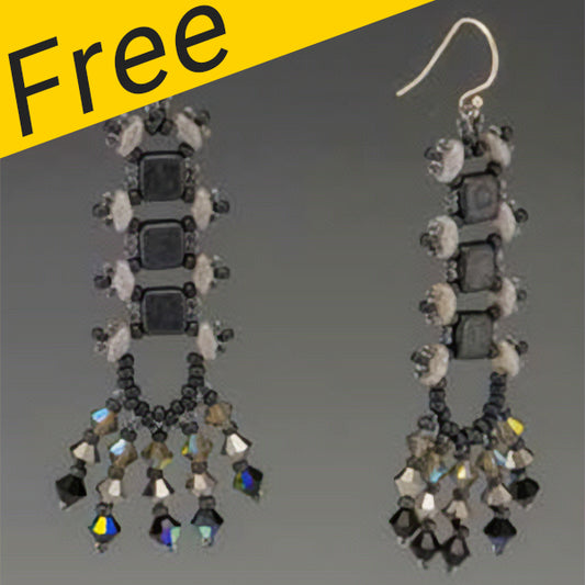 Projet de boucles d'oreilles River Walk - Utilisation de Superduo et de perles de carreaux tchèques
