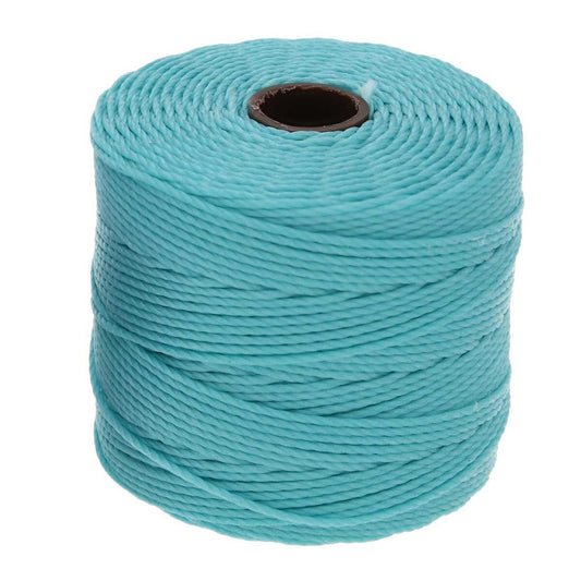 S-Lon Bead Cord .5mm Aqua 77yd Bobine