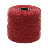 S-Lon Bead Cord .5mm Rouge Foncé 77yd Bobine