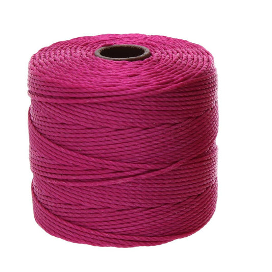 S-Lon Bead Cord .5mm Magenta 77yd Bobine