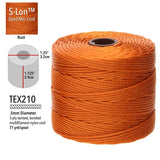 S-Lon Bead Cord .5mm Rouille 77yd Bobine