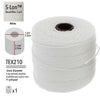 S-Lon Bead Cord .5mm Blanc 77yd Bobine